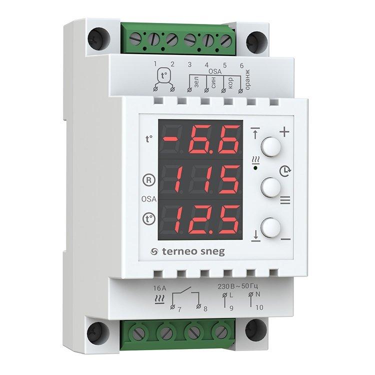 Терморегулятор для систем антиобледенения и снеготаяния 16A 3000BA [4820120221477] SNEG Terneo - фото 1 - id-p1817615984
