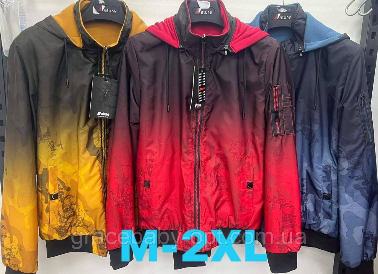 Куртка двостороння чоловіча оптом, M-2XL рр., № Mar-1032