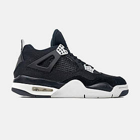 Чоловічі баскетбольні кросівки Air Jordan Retro 4 Black Canvas