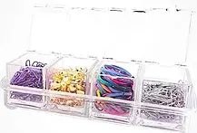 Спецівник Crystal Seasoning Box, Органайзер для приправ, кухонний набір — спецівниця з 4 ємностями, фото 3