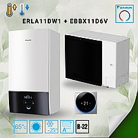 Тепловой насос/блок Воздух-Вода Daikin Altherma 3, ERLA11DW1 / EBBX11D6V, 380В+220В (нагрев и охлаждение)