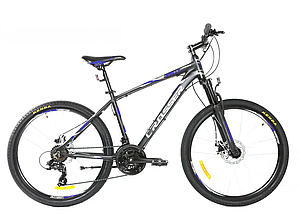 Велосипед гірський Crosser Rally 26" рама 17" Чорно-синій