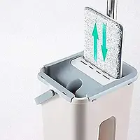 Набор для уборки Scratch Cleaning Mop ведро и швабра с автоматическим отжимом 6л TP