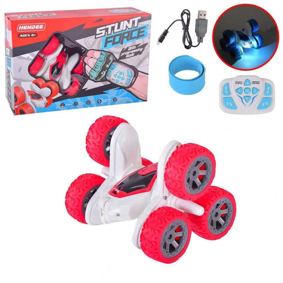 Машинка-Трюкова Bambi ZYJH128/T07B, на радіокеруванні (Червоний), фото 1