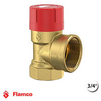 Запобіжний клапан 3 бари Flamco Prescor 3/4" х 3/4" (27025)