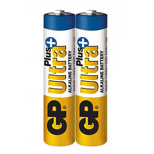 Батарейки міні-пальчик ААА GP Ultra Plus Alkaline Battery LR03 (Алкалінові) 2 шт., фото 1