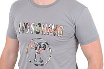 Футболка чоловіча Moschino 23-Y-6416 сіра 2XL, фото 6