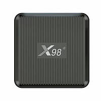 Смарт TV приставка X98 Android 11 2/16 GB Двухдиапазонный приём Wi-Fi 2.4+5 GHz | Андроид смарт приставка