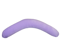 Подушка для беременных и кормления, шарики пенополистирола, светло-фиолетовая Comfort Лежебока