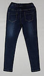 Джегінси — джинси сині з потертостями для дівчаток р 128-134, фото 2