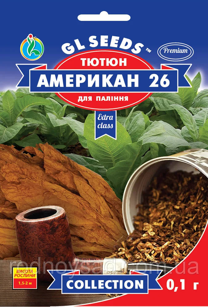 Тютюн Американ-26 насіння (0,1 г), Collection, TM GL Seeds