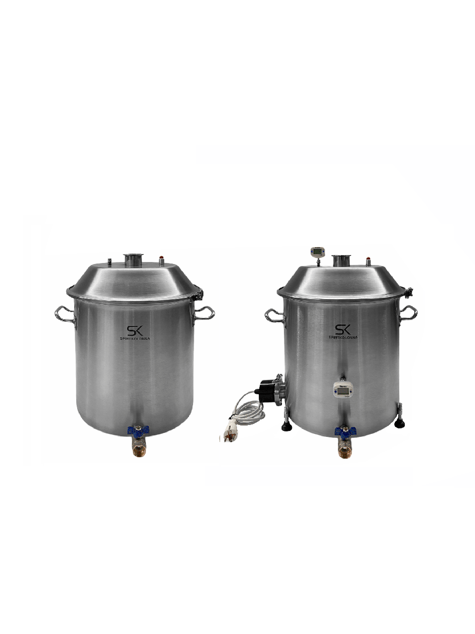 Куб 80 л (73+7) з товстою (2 мм) купольною кришкою-кламп (вибір комплектації)