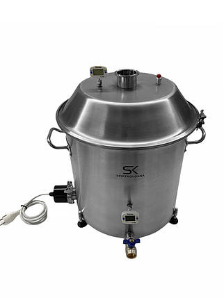 Куб 80 л (73+7) з товстою (2 мм) купольною кришкою-кламп (вибір комплектації), фото 2