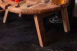 Дерев'яний стіл-менажниця Ø35 см, фото 4