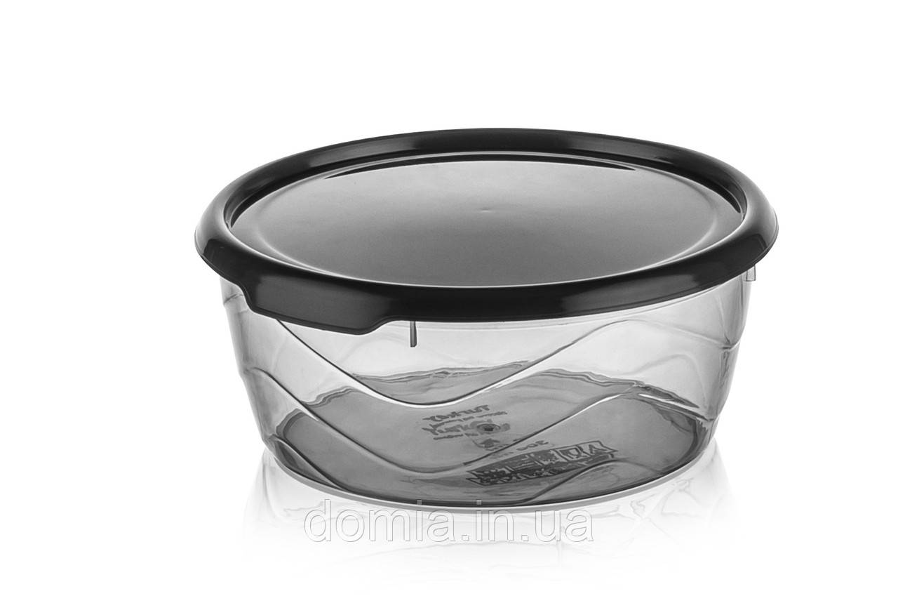 Контейнер харчовий круглий 1 л. AKAY Plastik, Туреччина АК-652