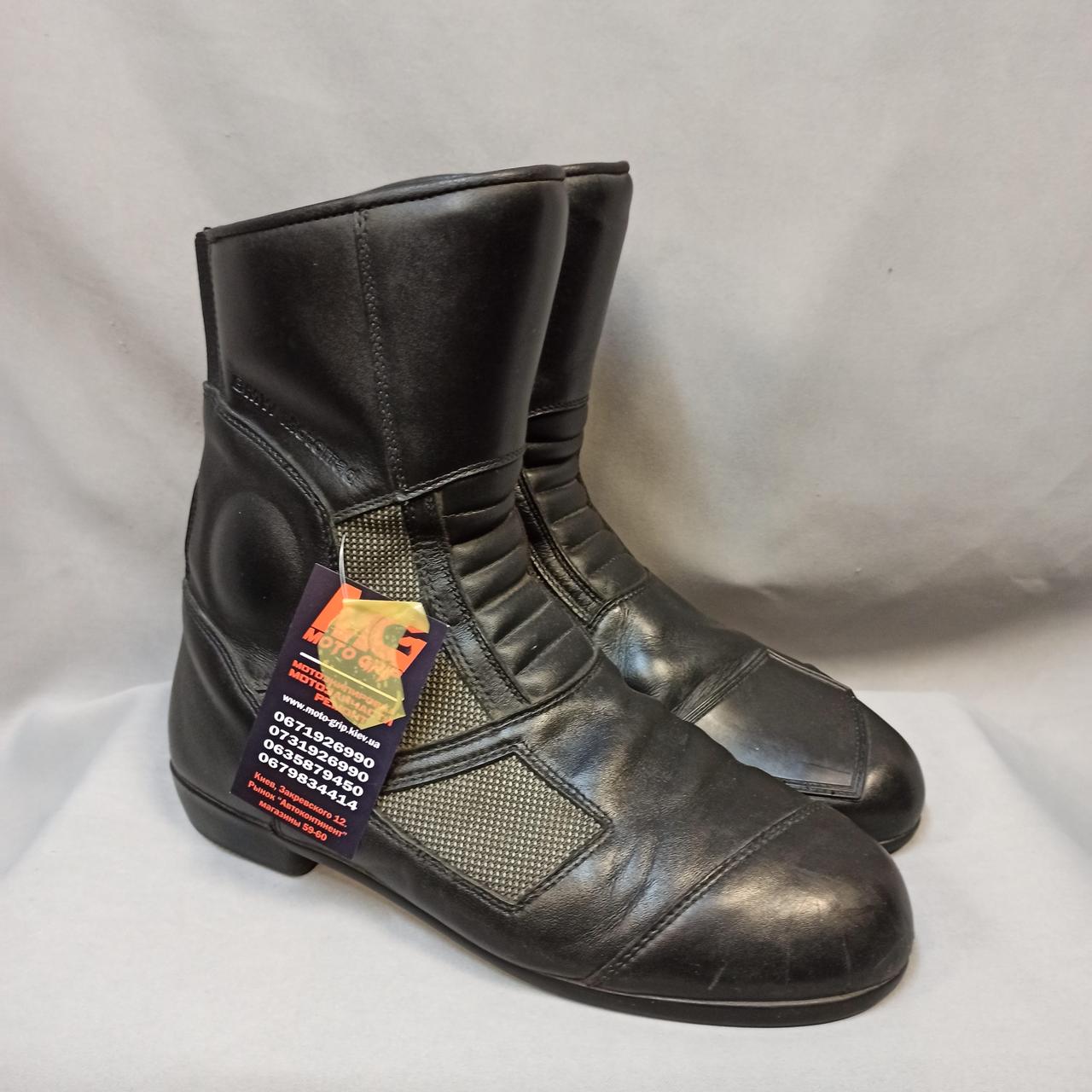 Мотоботинки BMW б/у, шкіра