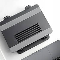 Алюмінієва підставка до ноутбука Nillkin ProDesk 11" - 17" Темно-сіра, фото 5