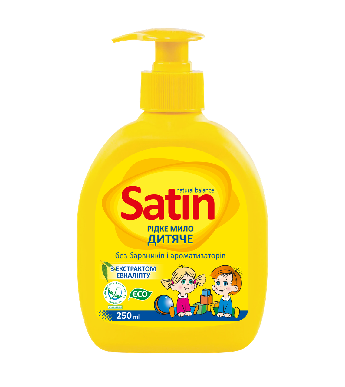 Гель-мило для дітей ТМ Satin 250 ml