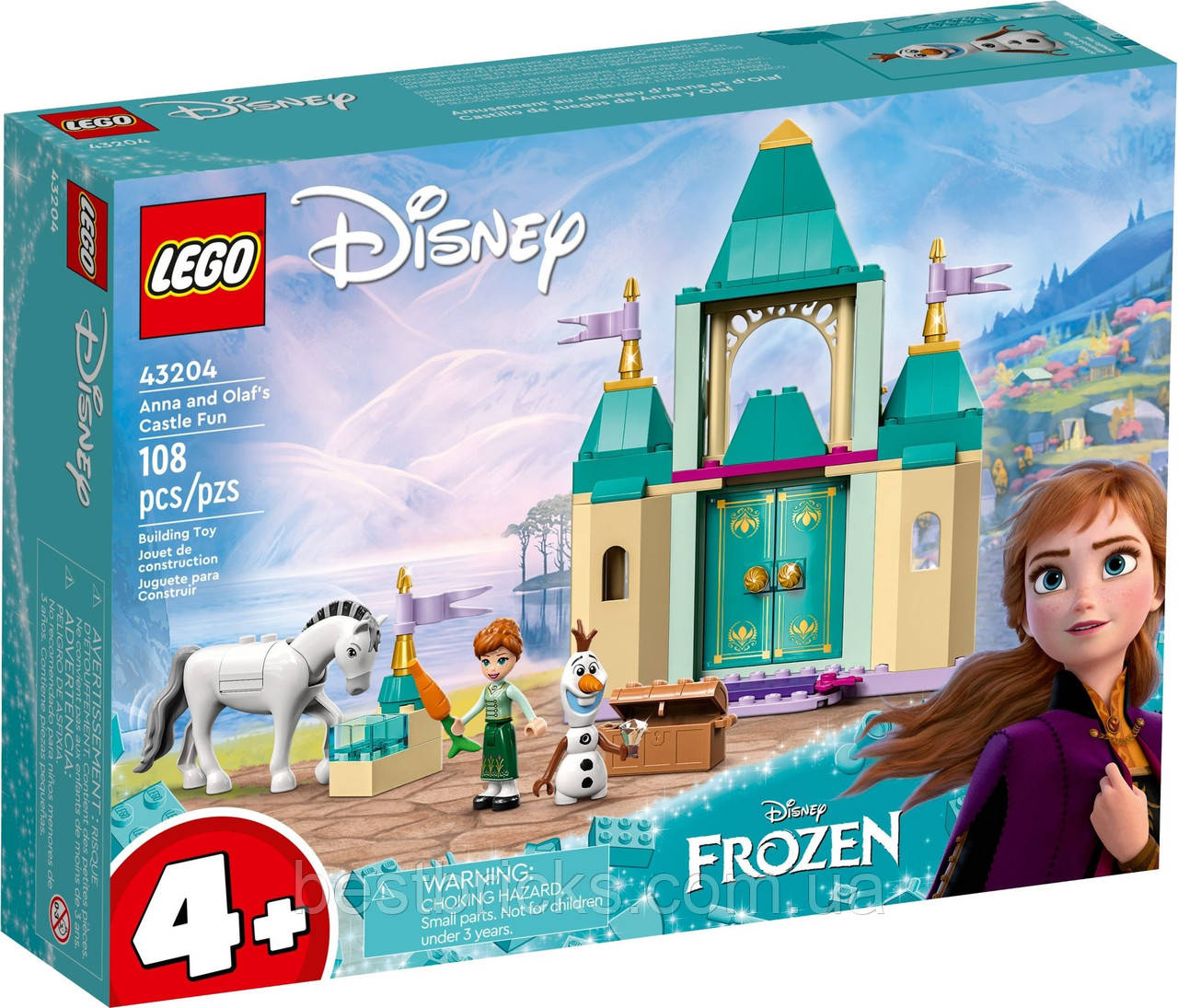 Lego Disney Princesses Веселощі в замку Анни й Олафа 43204, фото 1