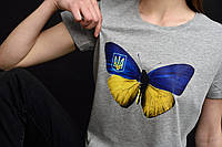 Футболка женская украинская бабочка