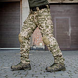 Штани тактичні 6 кишень Grizzly Tactic зі вставкою для наколінників піксель ріп-стоп, фото 3