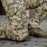 Штани тактичні 6 кишень Grizzly Tactic зі вставкою для наколінників піксель ріп-стоп, фото 9