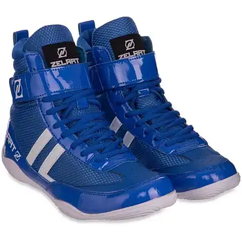 Борцовки Zelart BO-2301 (40 26см) Синій