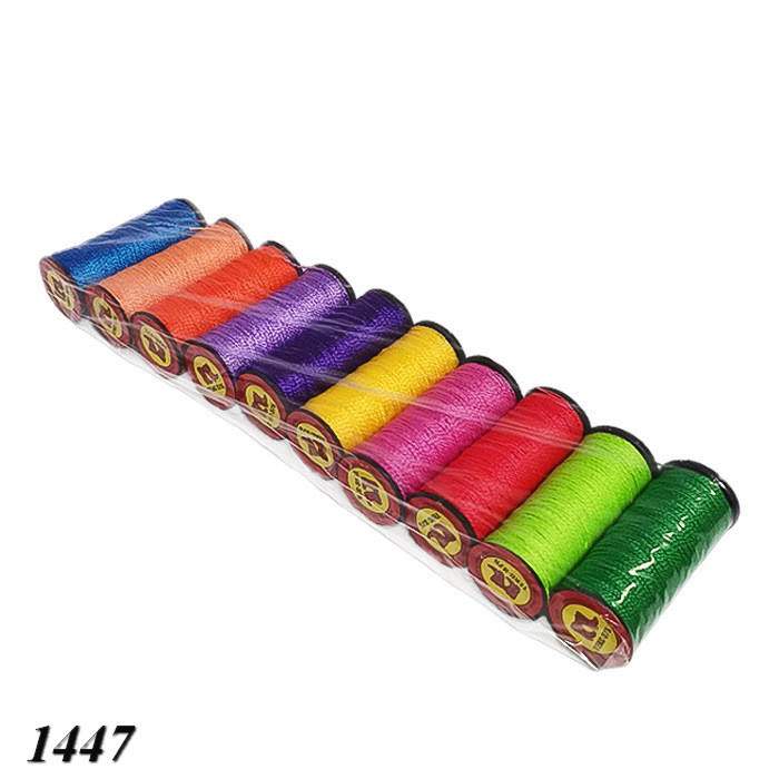 Дратва взуттєва №375 кольорова (10шт), фото 1