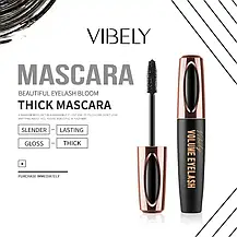 Туш для вій подовжувальна об'ємна Vibely Volume Eyelash 10 мл Водонепроникна туш, фото 3