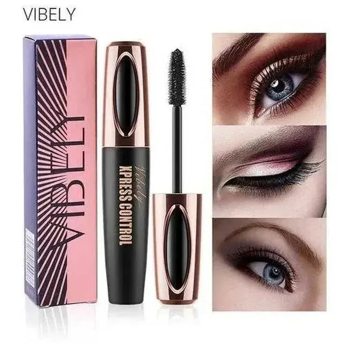 Туш для вій подовжувальна об'ємна Vibely Volume Eyelash 10 мл Водонепроникна туш