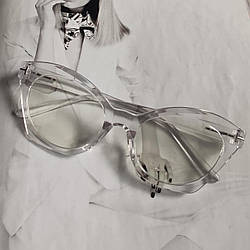Жіночі іміджеві окуляри котяче око Прозорий (2554)