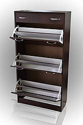 Обувница 3-я + ящик 700*290*1350 колір Горіх Лісовий