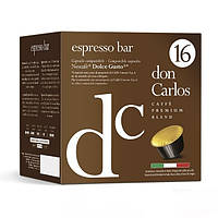 Кофе в капсулах Dolce Gusto Don Carlos Espresso Bar 16 шт Дольче Густо Дон Карлос Италия