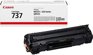 Заправка картриджа Canon 737 до i-sensys MF211, MF212W, MF216N, MF217W, MF226DN, MF229DW