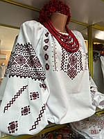 Вишиванка жіноча (полотно) Орнамент класика