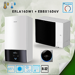 Тепловий насос/блок Повітря-Вода Daikin Altherma 3, ERLA16DW1 / EBBX16D6V, 380В+220В (нагрів та охолодження)