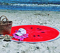 Подстилка коврик для пляжа с каркасом по краям, в чехле
