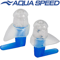 Беруши для плавания силиконовые Aqua Speed "Comfort" Ear Plugs, прозрачные