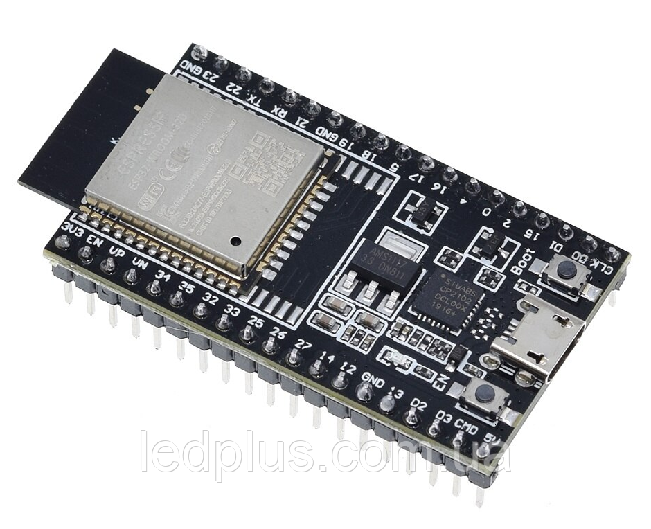 Модуль ESP32 WiFi Bluetooth WROOM-32D 38pin  CP2102