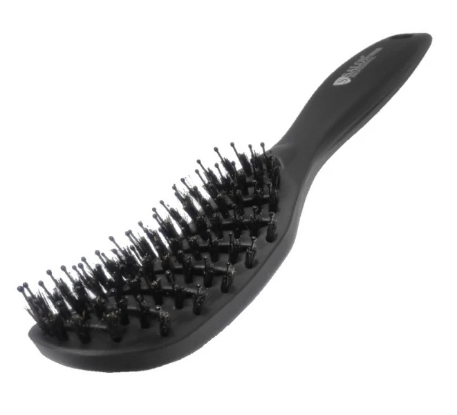 Щітка вигнута пластмасова комбінована матова SALON, фото 1