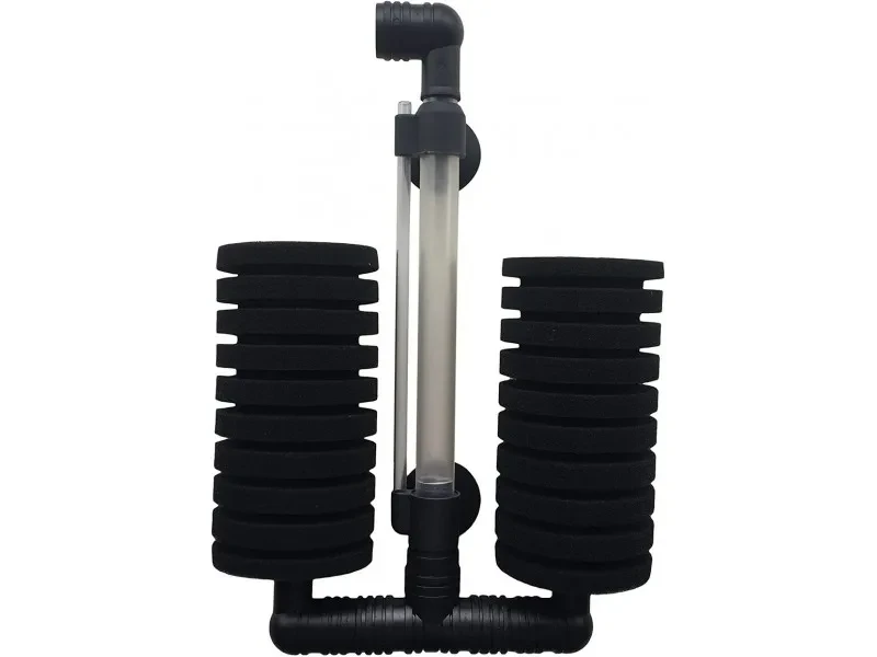 Фільтр аерліфтний, AQUAXER Filter Airlifting Double. Внутрішній поролоновий фільтр для акваріумів.