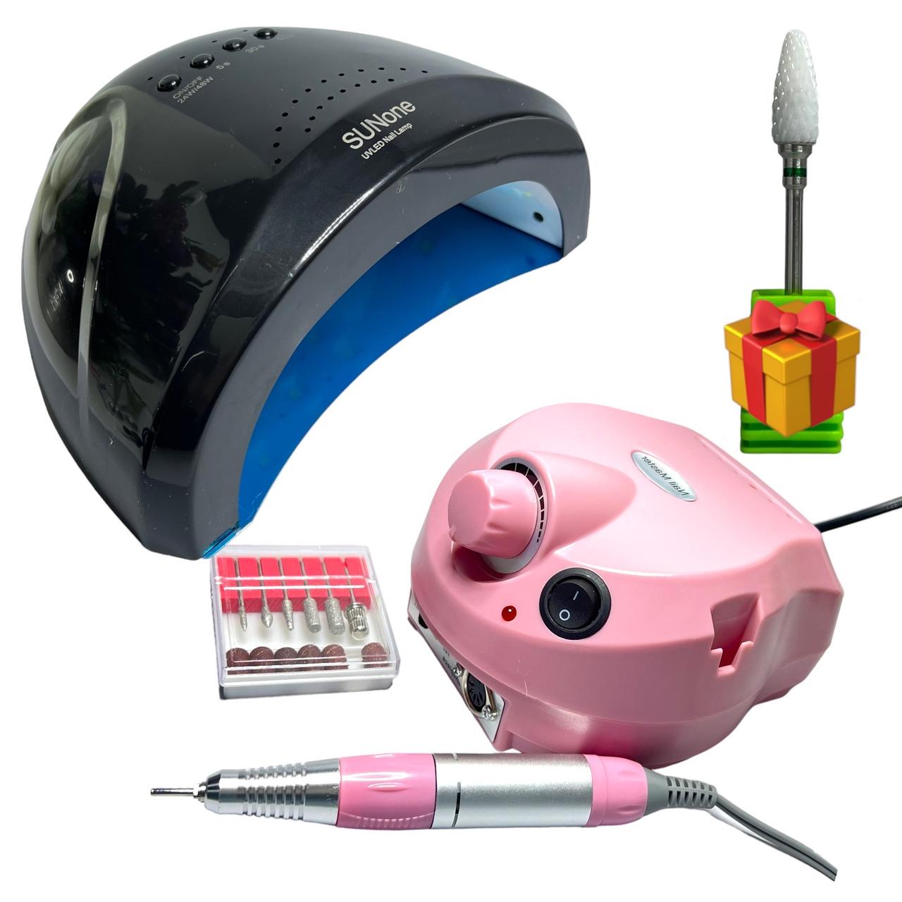 Набір для манікюру (лампа  48 вт та фрезер 65вт 35000 об/хв)