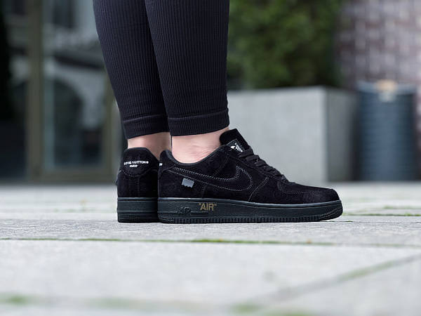 Louis Vuitton Nike Air Force 1 Low By Virgil Abloh Black