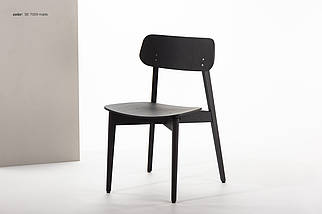 Стілець масив дерева Корса X твердий Ral 9005 TM Oleksenko, фото 3