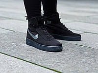 Кроссовки женские Nike Air Force 1 Shell Black / BQ6096-001