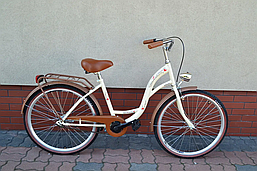 Женский Велосипед VANESSA ANTONIO 26''. Колір — Cream, кремовий, Польща