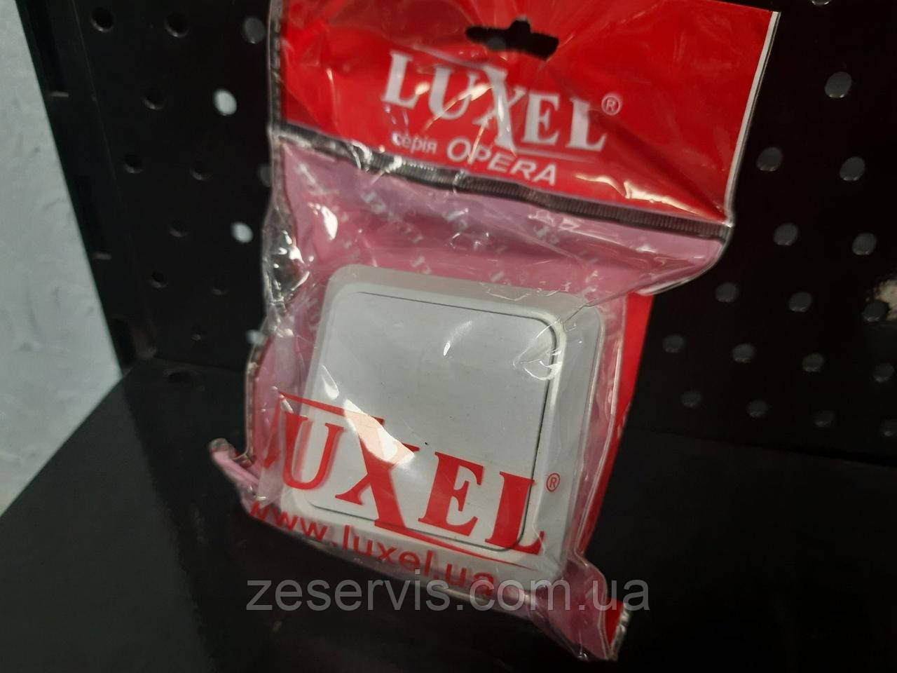 Вимикач зовнішній, білий, серія OPERA, Luxel, фото 1