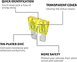Набір запобіжників AUTO FUSE 800 шт. в органайзері, фото 3
