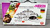 Benson BN-193 Набір посуду з нержавіючої сталі, 4 каструлі з кришками, сковорода, сотейник, фото 9