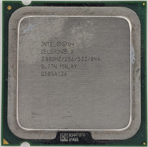 Процесор Intel Celeron D 335 2.80 GHz/256/533 (SL7TN) s775, tray